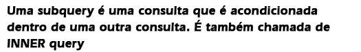 SUBQUERY