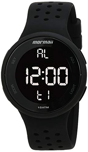 Relógio Digital Mormaii, MO7700AA/8P, Preto, Adulto-unissex