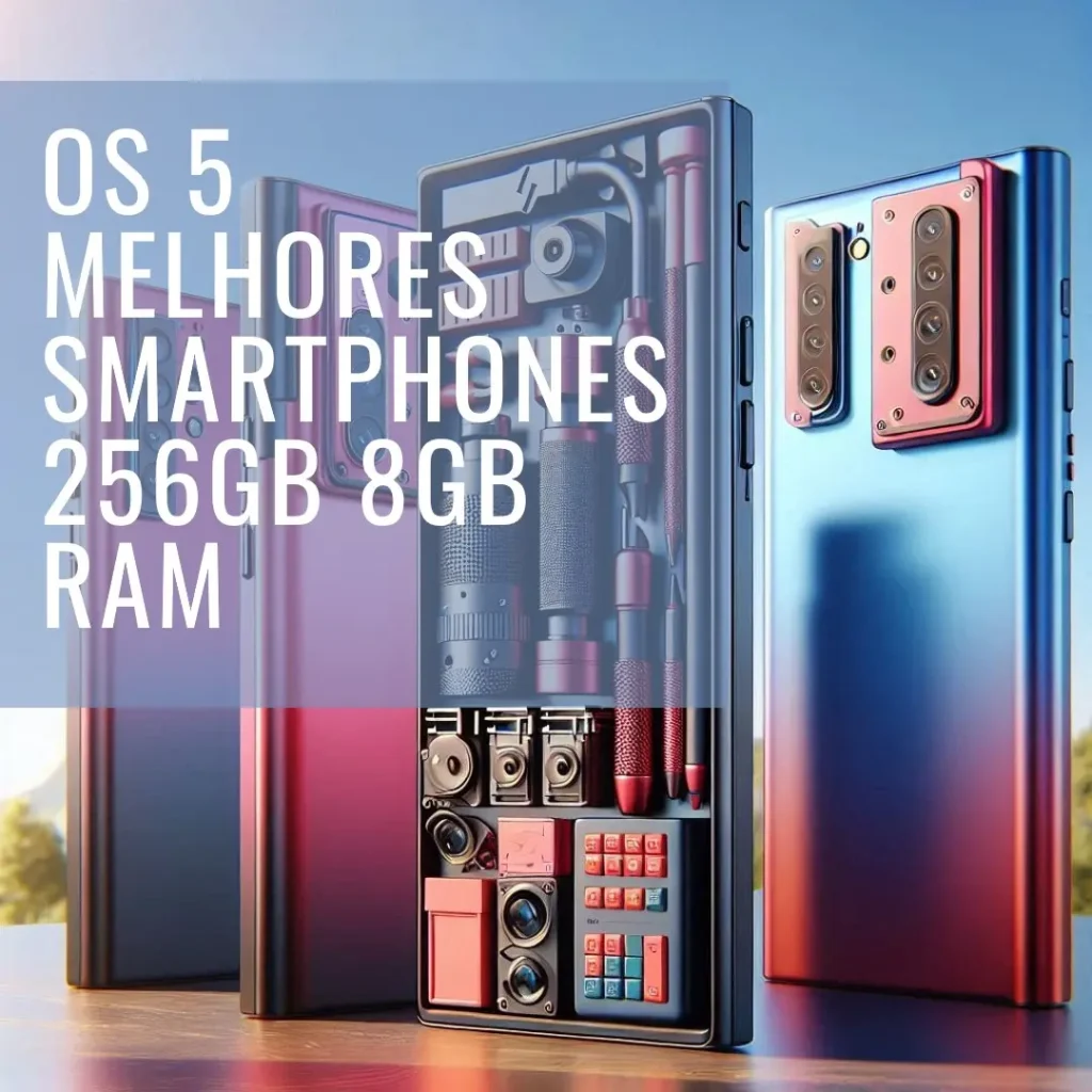 Cinco Principais Modelos de  smartphone 256gb 8gb ram menor preço
