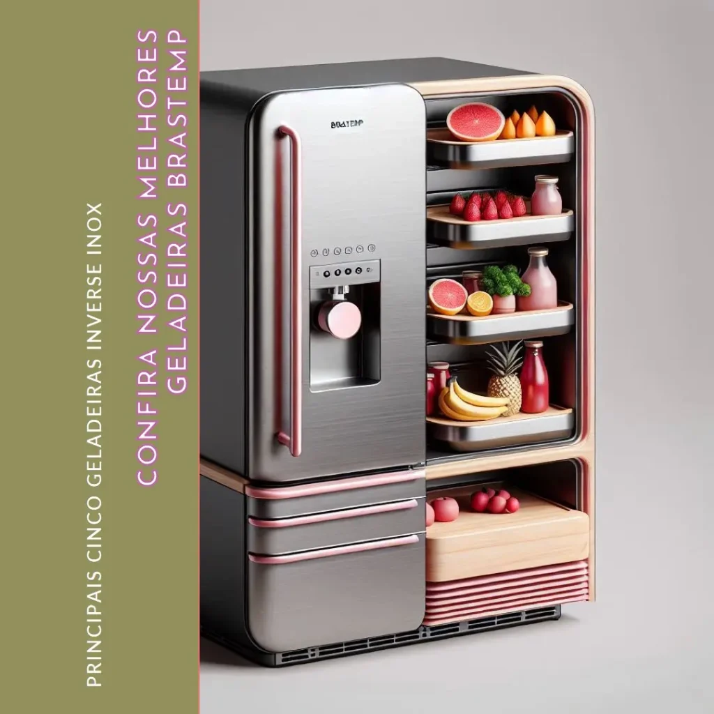 Principais Cinco Brastemp Geladeira Inverse Inox