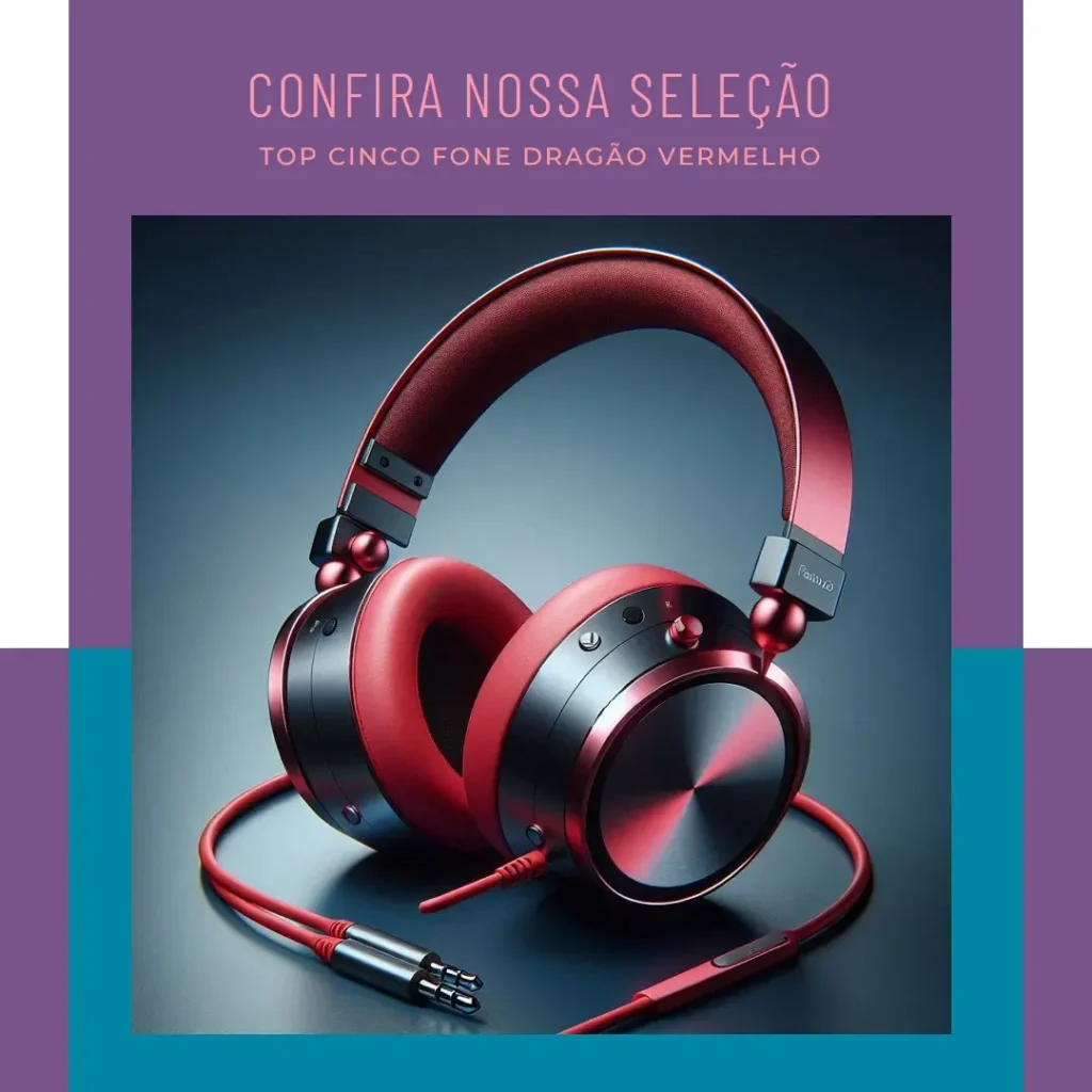Top Cinco fone red dragon