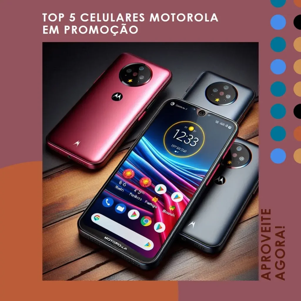 Top Cinco celular motorola na promoção