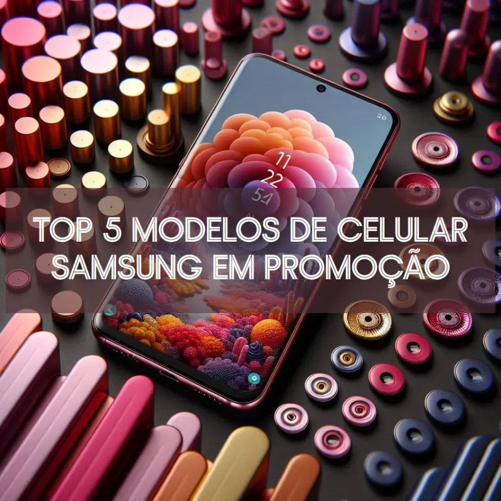 Top Cinco Modelos de  celular da samsung na promoção