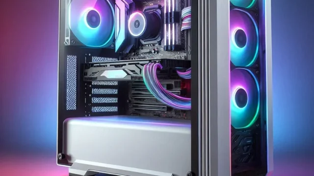 Gabinete aquario Gamer Branco