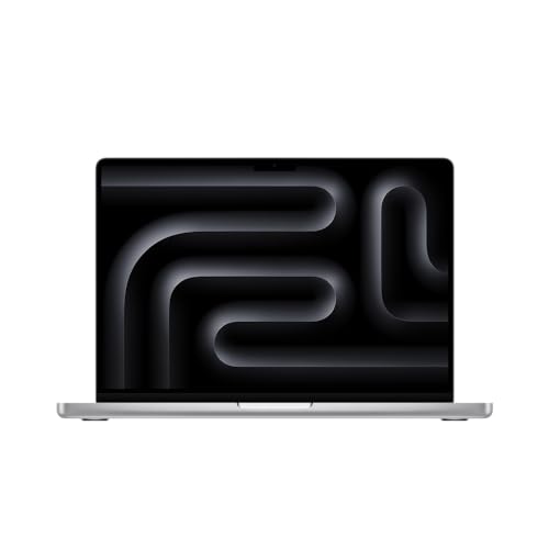 Apple 2023 MacBook Pro (de 14 polegadas, Chip M3 da Apple com CPU de oito núcleos e GPU de dez núcleos, 8GB Memória unificada, de 512 GB) - Prateado