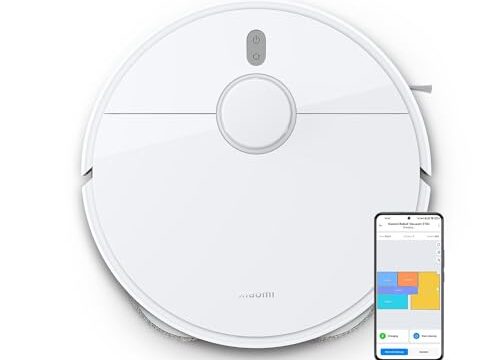 Xiaomi Robot Vacuum S10 - Robot aspirador e lava-chão com planeamento inteligente de rotas, sucção de 4000 Pa, três níveis de lavagem, branco