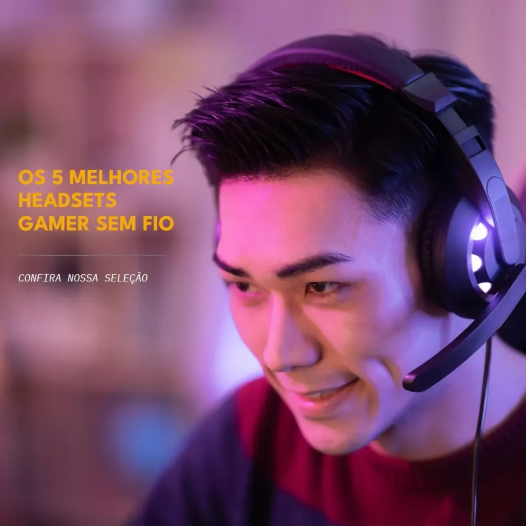 Principais Cinco headset gamer sem fio