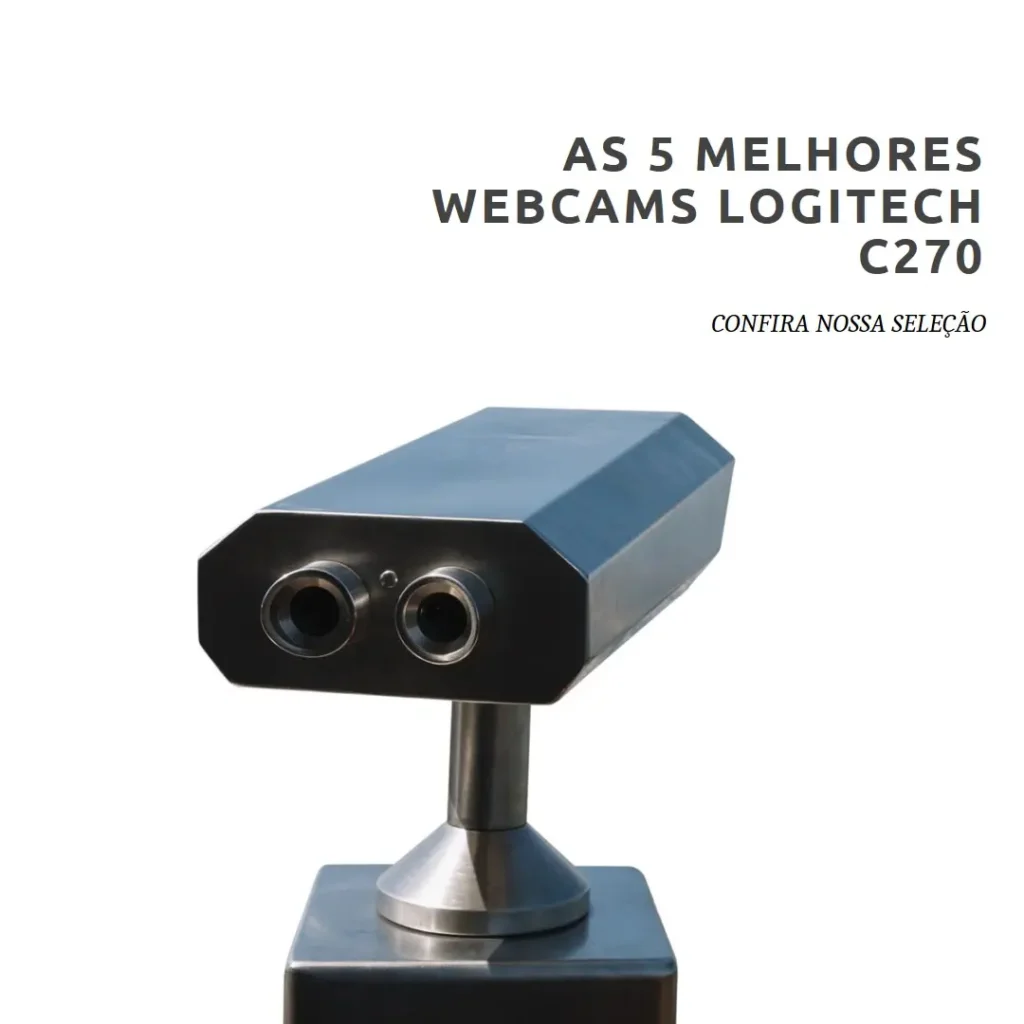 Principais Cinco webcam Logitech c270
