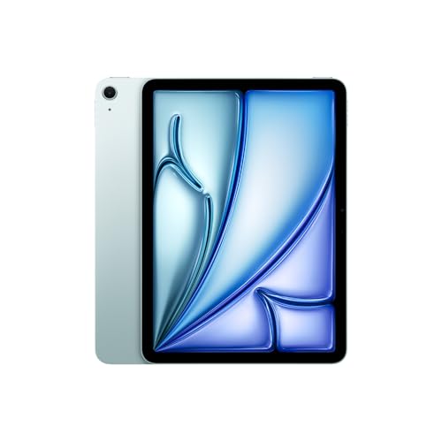 Apple iPad Air de 11 polegadas (M2): Tela Liquid Retina, 128 GB, câmera frontal horizontal de 12 MP/câmera traseira de 12 MP, Wi-Fi 6E, Touch ID, bateria para o dia todo — Azul