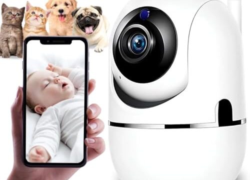 Babá Eletrônica Wifi Câmera Sem Fio Visão Noturna Microfone