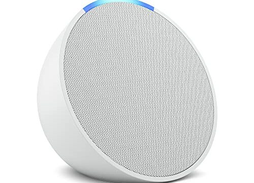 Echo Pop | Smart speaker compacto com som envolvente e Alexa | Cor Branca
