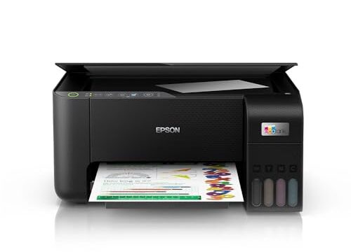 Epson EcoTank L3250 - Multifuncional, Tanque de Tinta Colorida, Wi-Fi Direct, USB, Bivolt, Preto