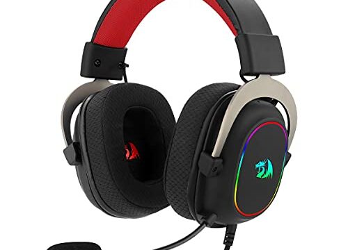 Headset Gamer Redragon Zeus X RGB USB 7.1 Surround Sound Virtual H510-RGB, Preto