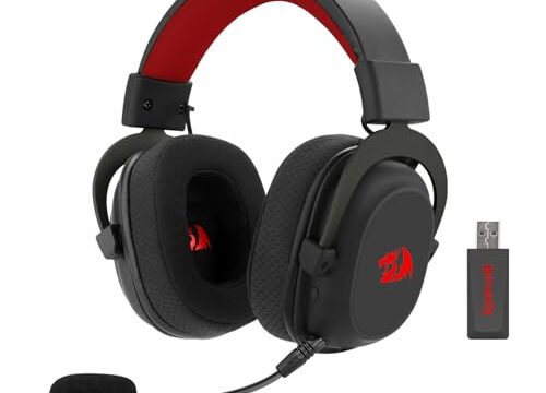 Headset Redragon Sem Fio Zeus Pro 7.1 - H510-PRO