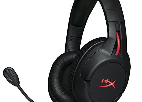 HyperX Gaming Headset Cloud Flight Wireless, microfone removível com cancelamento de ruído