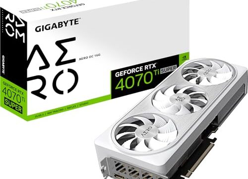 Placa de Vídeo Gigabyte NVIDIA GeForce RTX 4070 Ti Super Aero OC, 16GB, GDDR6X, 256-bit, Branco