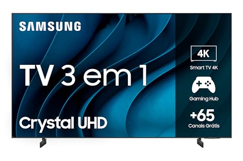 Samsung Smart TV Crystal 50" 4K UHD CU8000 - Alexa built in, Samsung Gaming Hub, Painel Dynamic Crystal Color