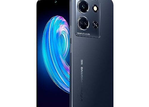 Smartphone INFINIX NOTE 30 5G, 8GB RAM 256GB Armazenamento, Câmera Tripla 108MP, SoundbyJBL, Bateria 5000mAh, Tela 6,78” FHD+ 120Hz, Dual Chip, Preto