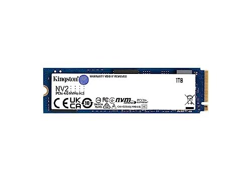 SSD Kingston NV2 1TB NVMe M.2 2280 (Leitura até 3500MB/s e Gravação até 2100MB/s)