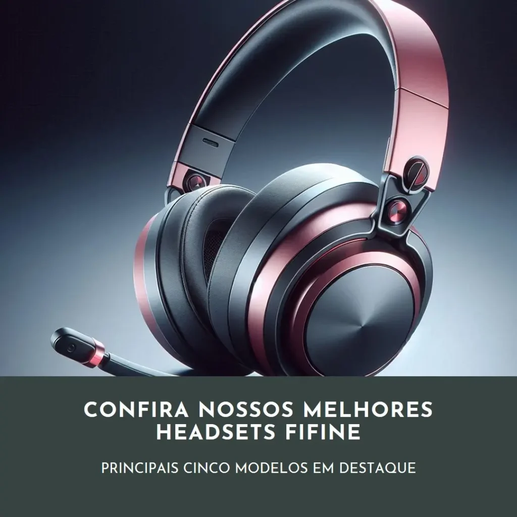 Principais Cinco headset Fifine