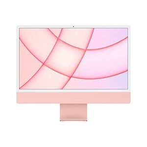 Apple iMac (de 24 polegadas, Processador M1 da Apple com CPU 8‑core e GPU 8‑core, 8 GB RAM, 512 GB) - Rosa