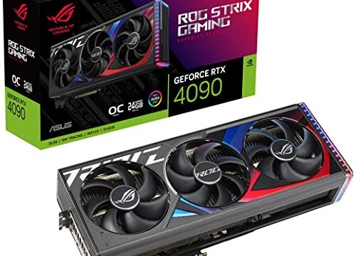 ASUS Placa gráfica ROG Strix GeForce RTX® 4090 OC Edition para jogos (PCIe 4.0, 24GB GDDR6X, HDMI 2.1a, DisplayPort 1.4a)