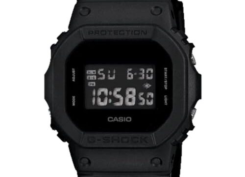 Casio - Relógios masculinos - Casio G-Shock - Dw-5600Bb-1Er Monotone Preto Fosco