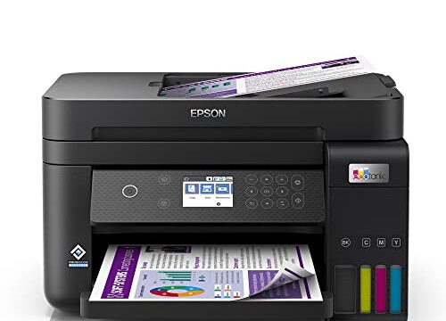 EPSON Multifuncional EcoTank L6270 - Tanque de Tinta Colorida, Wi-Fi Direct, Ethernet, Frente e Verso Automático, ADF, Bivolt, Preto