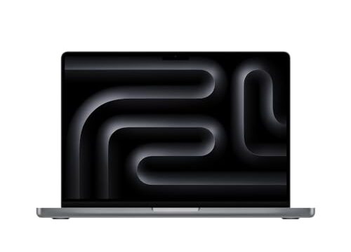 MacBook Pro (2023). O notebook da Apple com chip M3. CPU de 8-core e GPU de 10-core: Tela Liquid Retina XDR de 14,2 pol, 8GB memória unificada e SSD 512GB. Funciona com o iPhone/iPad. Cinza-espacial