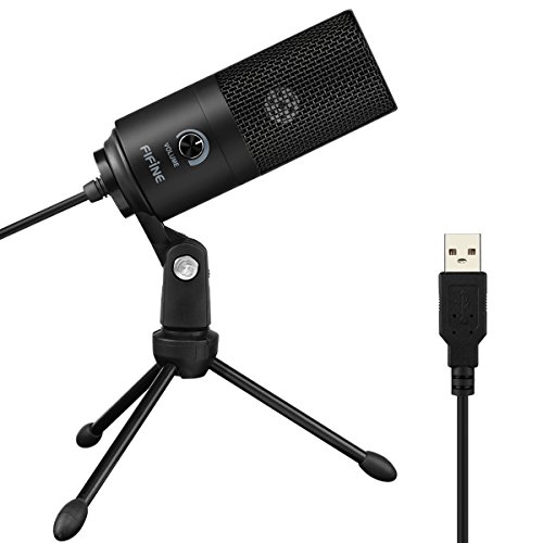 Micrófono USB fifine, micrófono de PC de grabación para Mac de ordenador portátil, micrófono de estudio capacitor para voz humana, voz en off, streaming, video, micrófono metálico - K669B