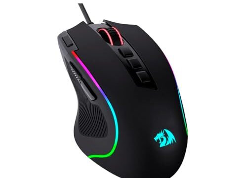 Mouse Gamer Redragon Predator RGB M612-RGB, Preto