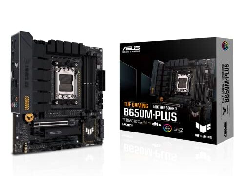 Placa Mãe Asus TUF GAMING B650M-PLUS (AM5/DD5/HDMI/DisplayPort/M.2/USB 3.2/RGB)