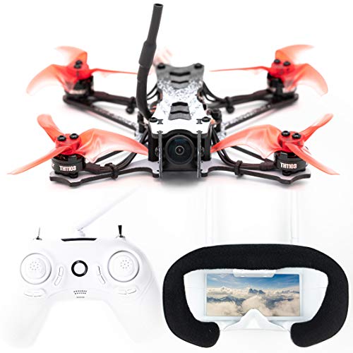 Tiny Hawk Kit Micro Drone Free Style 2 FPV Racing Outdoor Quad Ready To Fly com óculos e controle para iniciantes e profissionais
