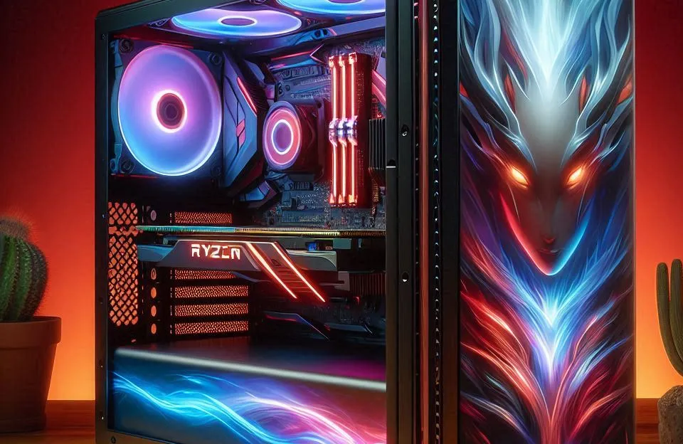 PC Gamer AMD Ryzen 7 7700X, Radeon RX 7600, 32GB DDR5 e SSD 512GB