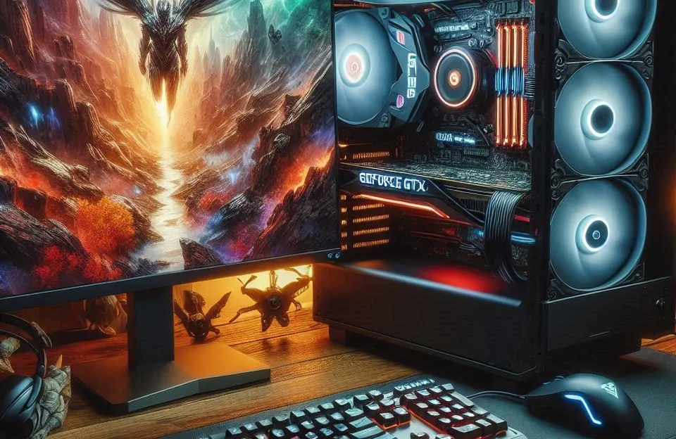 PC Gamer AMD Ryzen 5 5500, GeForce GTX 1060 6GB, 16GB DDR4 e SSD 480GB