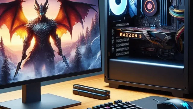 PC Gamer AMD Ryzen 5 7600X, Radeon RX 7600, 16GB DDR5, SSD M.2 480GB