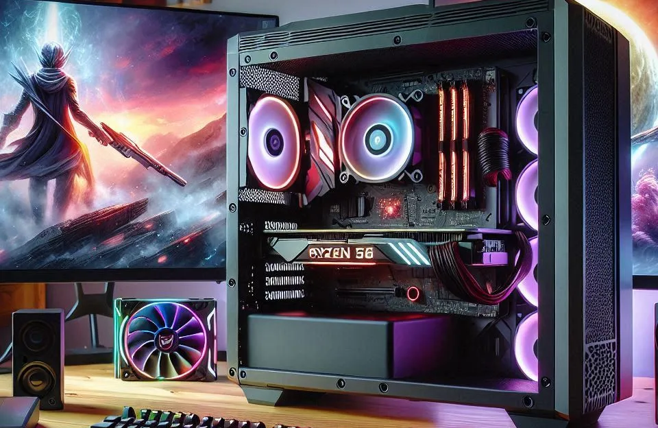 PC Gamer AMD Ryzen 5 5600, GeForce GTX 1650, 8GB DDR4, SSD 240GB
