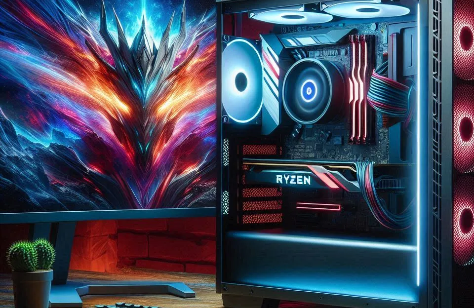 PC Gamer AMD Ryzen 5 4600G, Radeon RX 5500 XT, 16GB DDR4, SSD 480GB