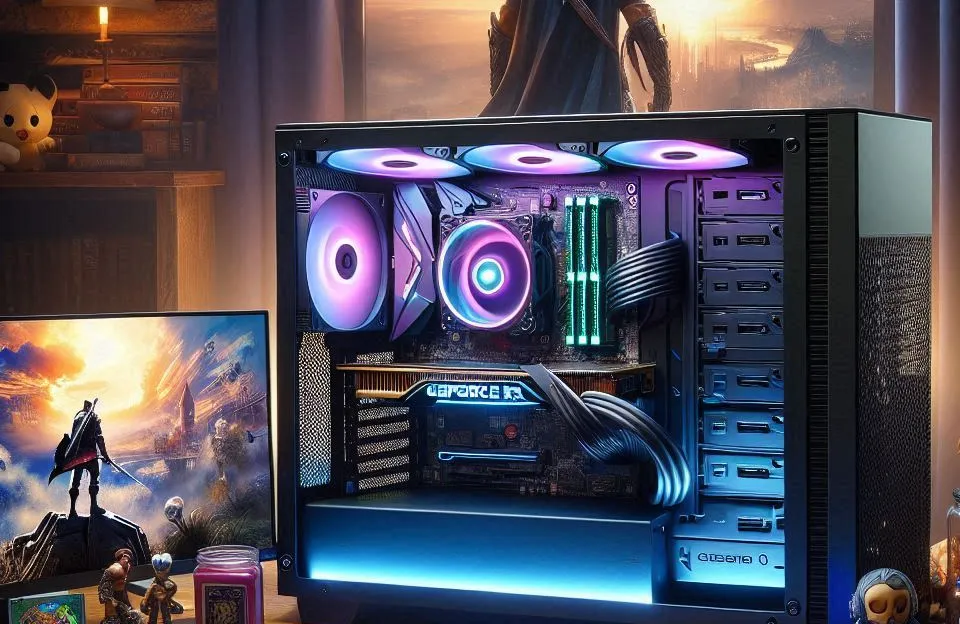 PC Gamer Intel i5-14600KF, GeForce RTX 4060, 16GB DDR5, SSD 480GB
