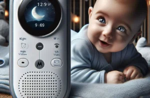 Motorola, Babá Eletrônica VM855 Connect, Visão Noturna, Wi-Fi, Tela Extra Grande