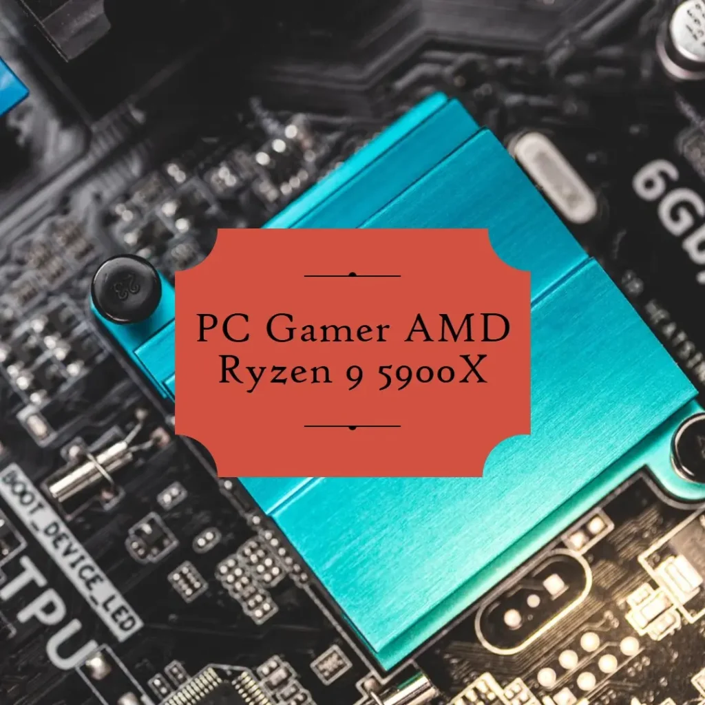 PC Gamer AMD Ryzen 9 5900X, Radeon RX 7600 8GB, 16GB DDR4, SSD M.2 480GB + 1TB
