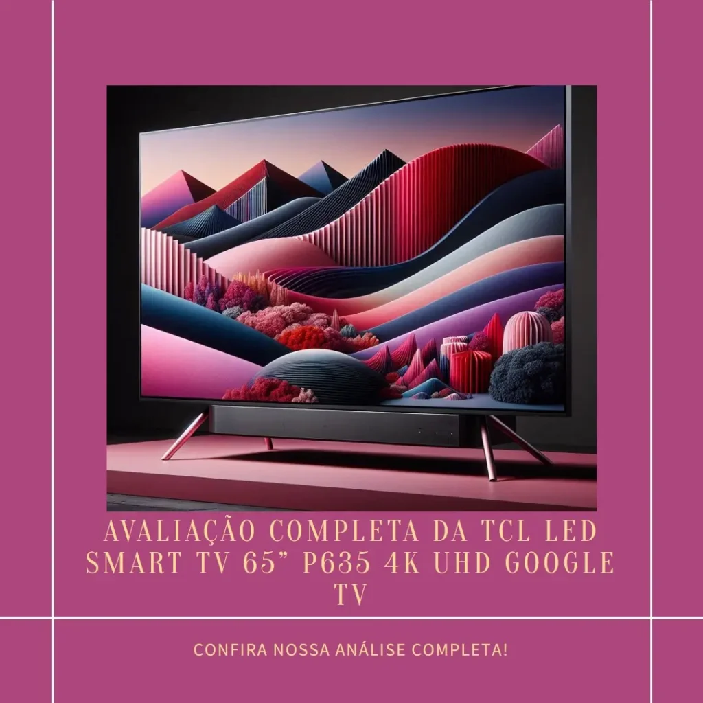 TCL LED SMART TV 65” P635 4K UHD GOOGLE TV – Avaliação Completa