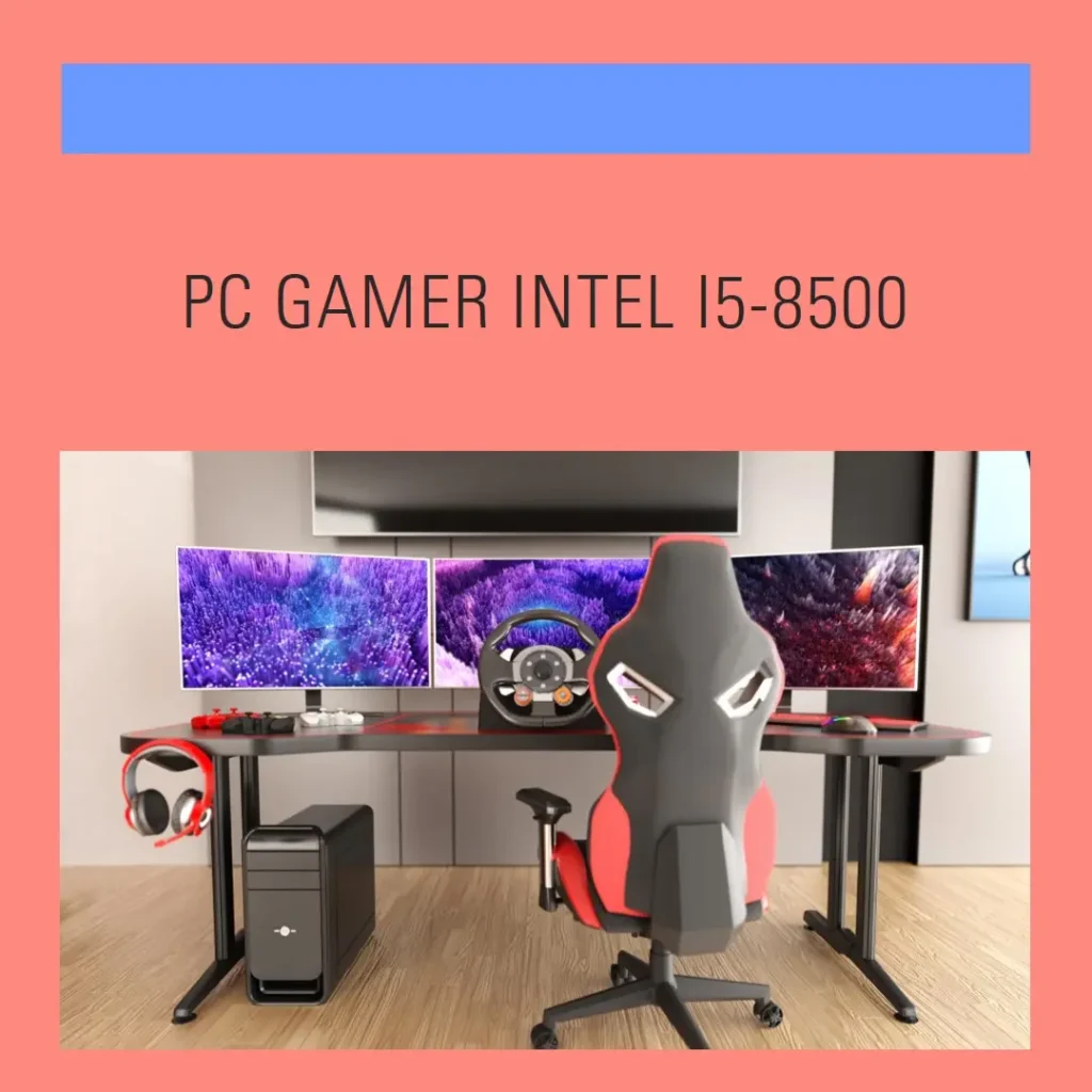 PC Gamer Intel i5-8500, Radeon RX 580 8GB, 16GB DDR4, SSD 480GB