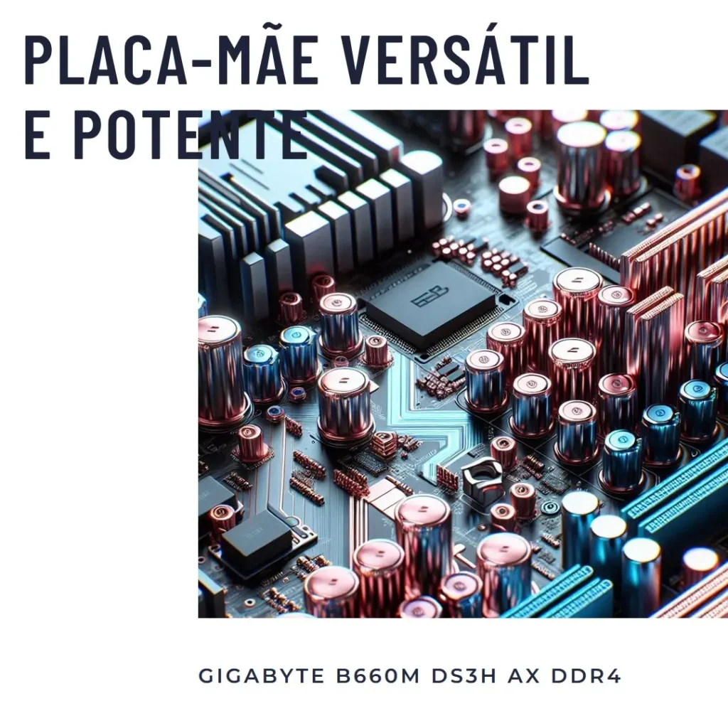 GIGABYTE B660M DS3H AX DDR4: Placa-mãe versátil e potente