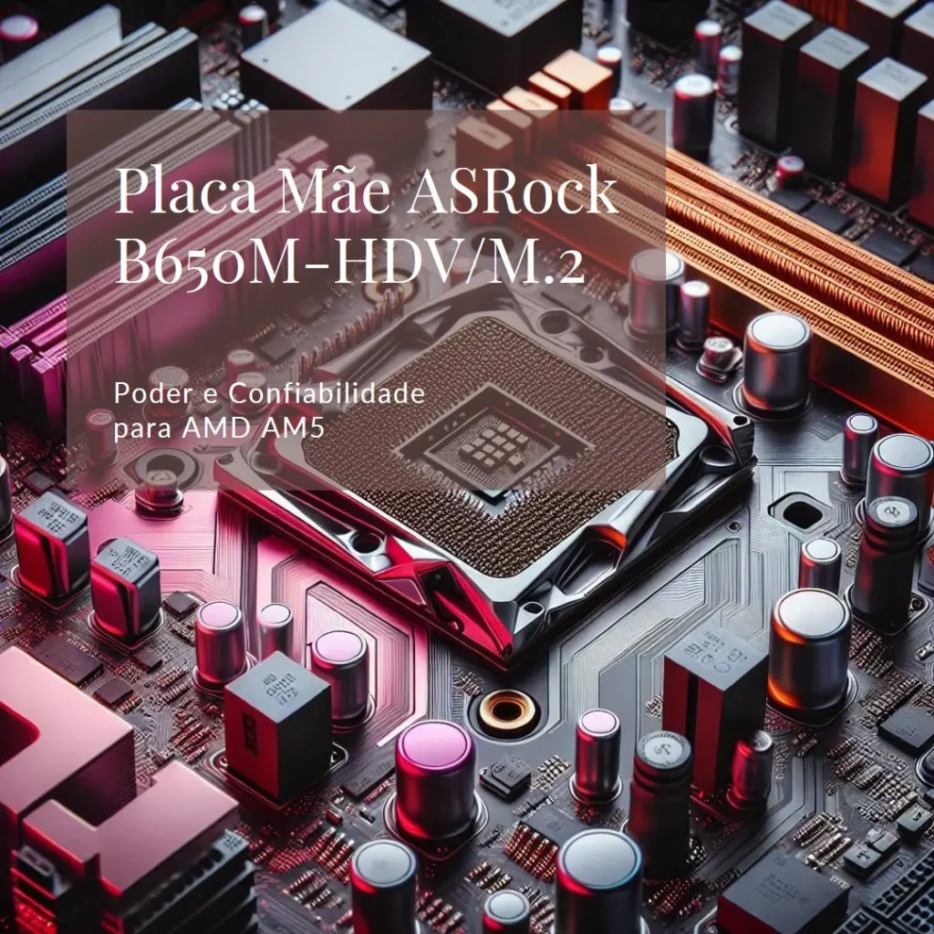 Placa Mãe ASRock B650M-HDV/M.2: Poder e Confiabilidade para AMD AM5
