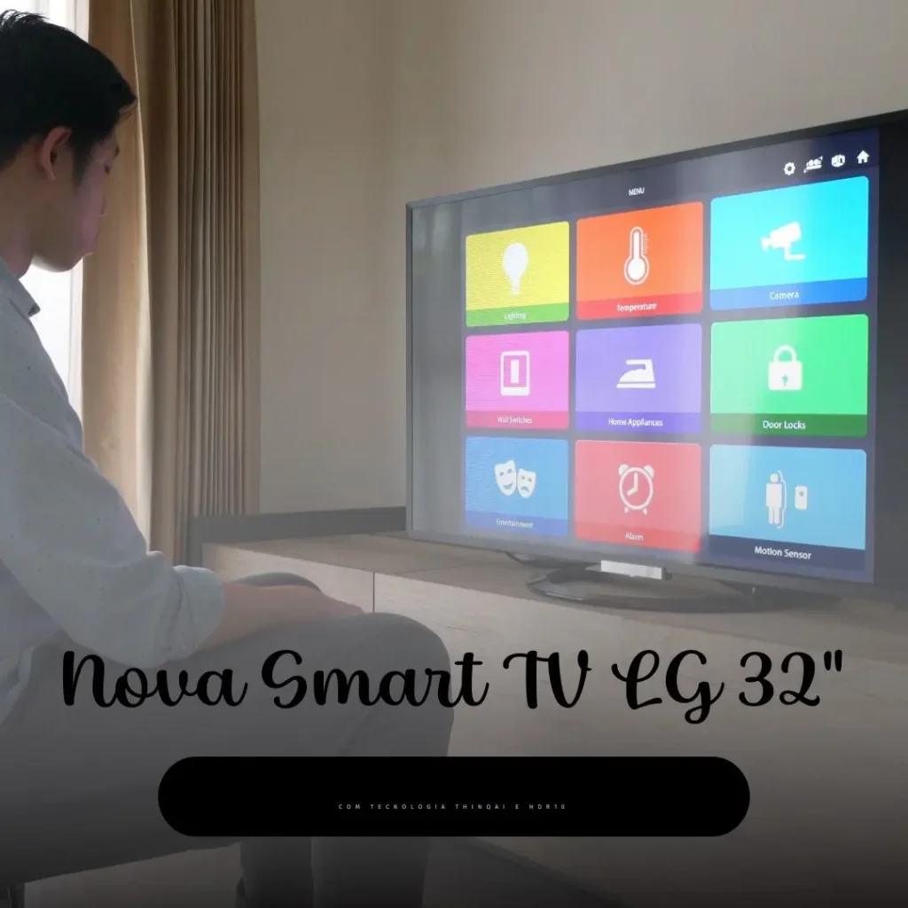 Smart TV 32" LGChannels HD ThinQAI 32LR650BPSA HDR10 Bluetooth Game Optimizer Airplay2 HDMI WebOS23