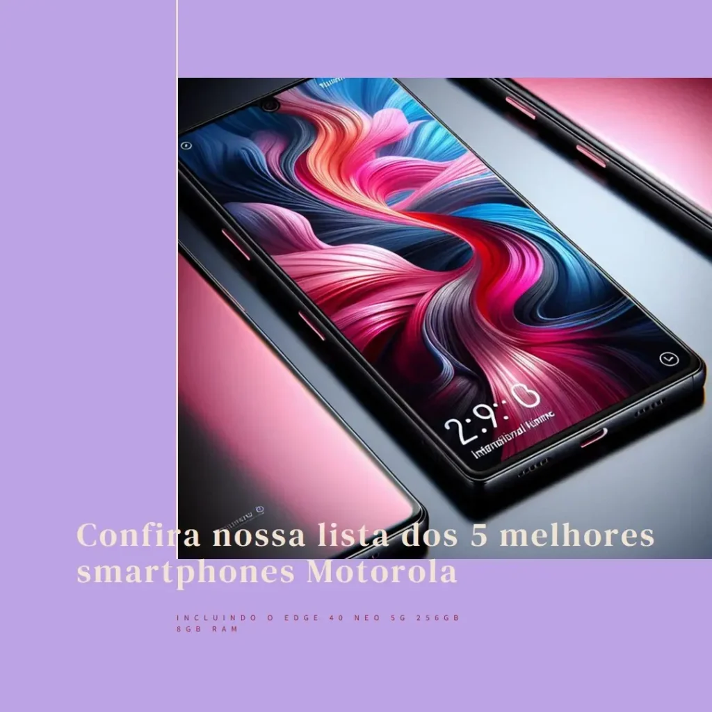 Lista de 5 Melhores: smartphone Motorola Edge 40 neo 5g 256gb 8gb ram
