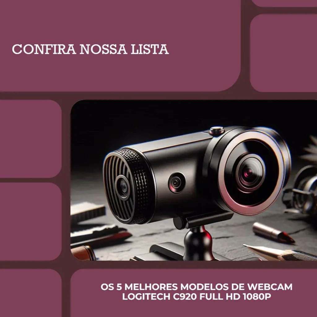 5 Melhores Modelos de webcam Logitech c920 full hd 1080p