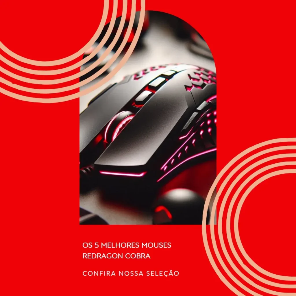 Principais Cinco mouse Redragon cobra