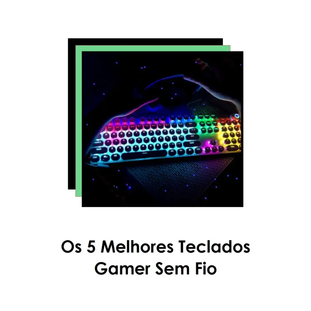 Principais Cinco teclado gamer sem fio